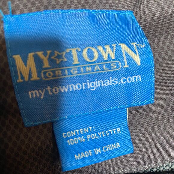 My Town Men's Two Toned 'Spartans' Windbreaker Jacket Size Medium - Picture 5 of 8